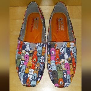 Bobs From Skechers Dog Motif Slip On Shoes